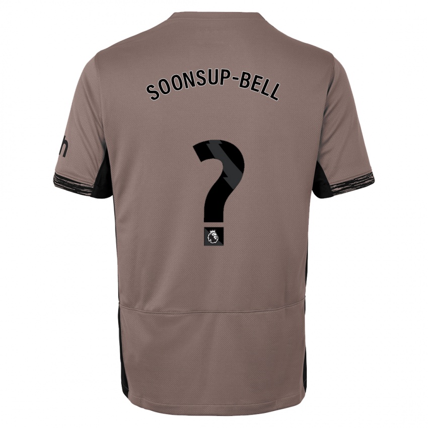 Niño Camiseta Jude Soonsup-Bell #0 Beige Obscuro Equipación Tercera 2023/24 La Camisa Perú