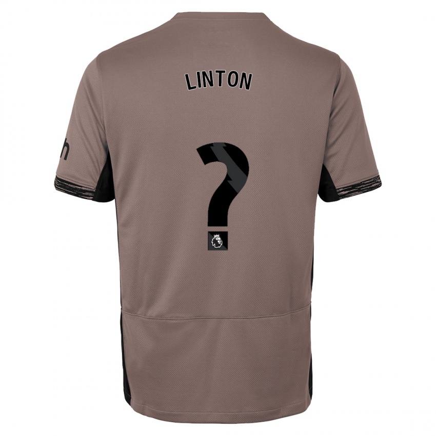 Niño Camiseta Jahziah Linton #0 Beige Obscuro Equipación Tercera 2023/24 La Camisa Perú