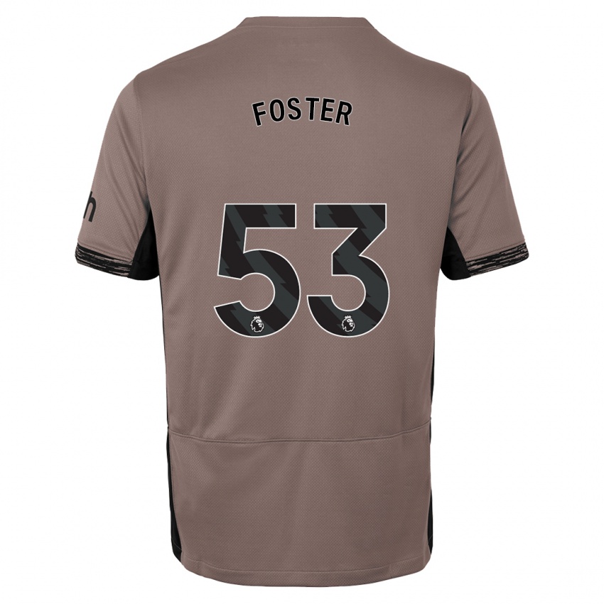 Niño Camiseta Brooklyn Lyons Foster #53 Beige Obscuro Equipación Tercera 2023/24 La Camisa Perú