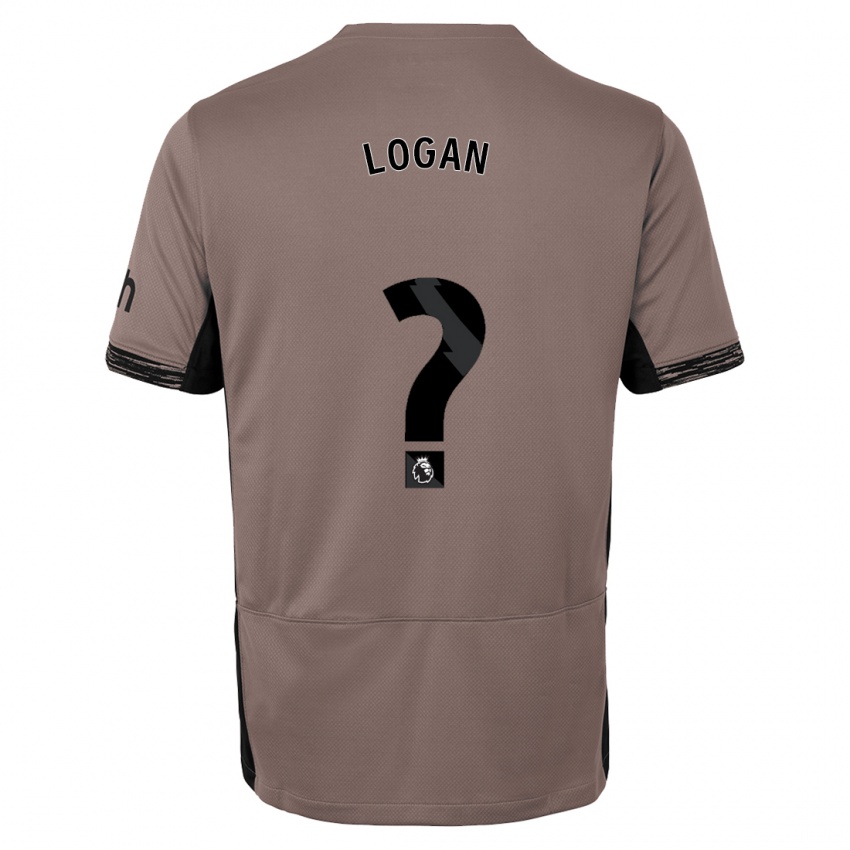 Niño Camiseta Calum Logan #0 Beige Obscuro Equipación Tercera 2023/24 La Camisa Perú