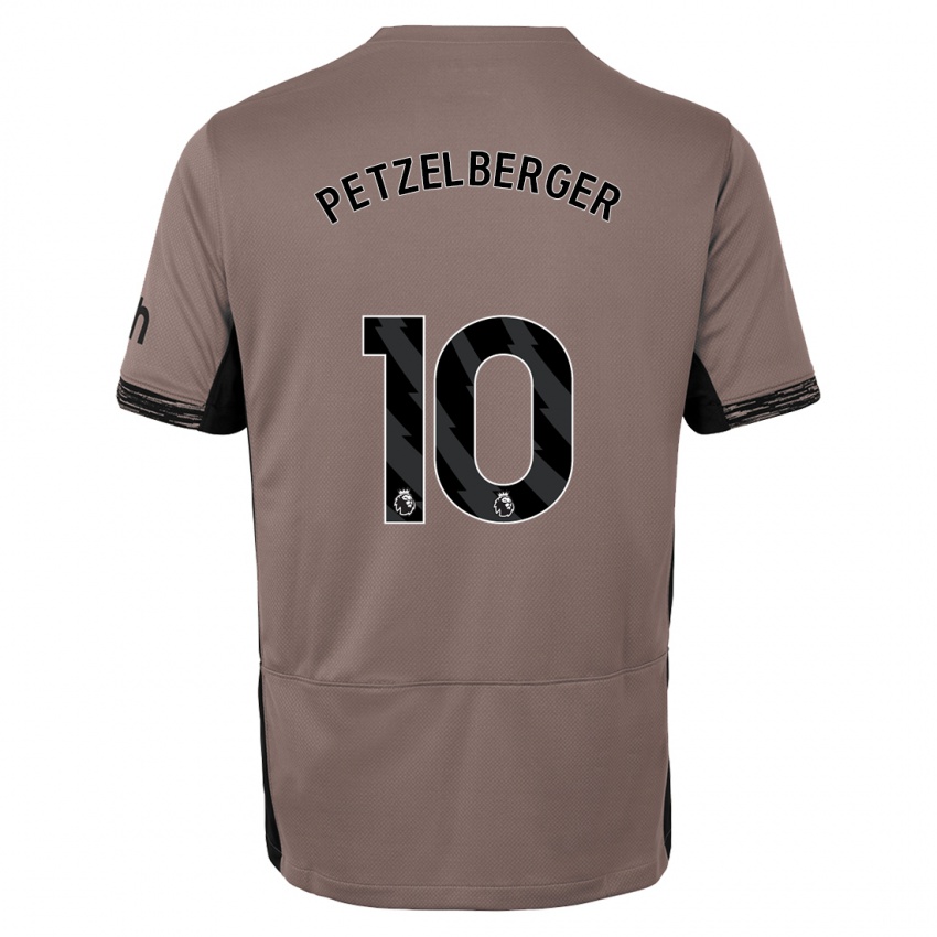 Niño Camiseta Ramona Petzelberger #10 Beige Obscuro Equipación Tercera 2023/24 La Camisa Perú