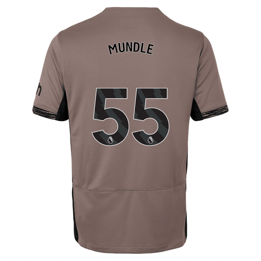 Niño Camiseta Romaine Mundle #55 Beige Obscuro Equipación Tercera 2023/24 La Camisa Perú