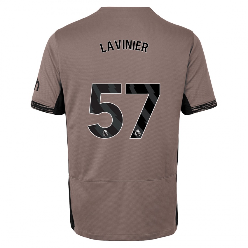 Niño Camiseta Marcel Lavinier #57 Beige Obscuro Equipación Tercera 2023/24 La Camisa Perú