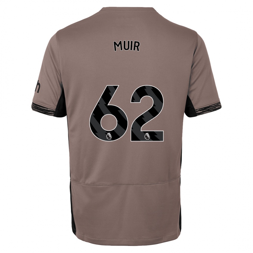 Niño Camiseta Marqes Muir #62 Beige Obscuro Equipación Tercera 2023/24 La Camisa Perú