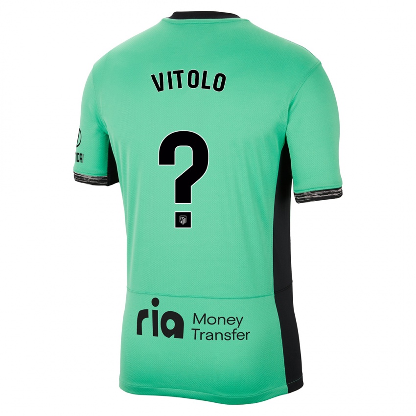 Niño Camiseta Vitolo #0 Primavera Verde Equipación Tercera 2023/24 La Camisa Perú