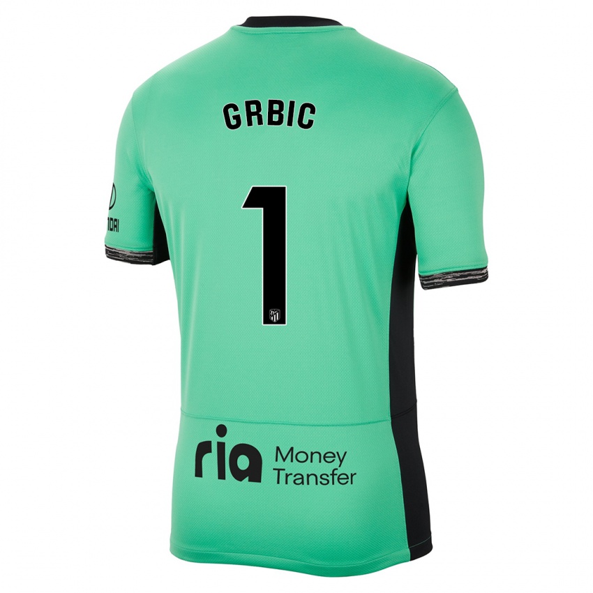 Niño Camiseta Ivo Grbic #1 Primavera Verde Equipación Tercera 2023/24 La Camisa Perú