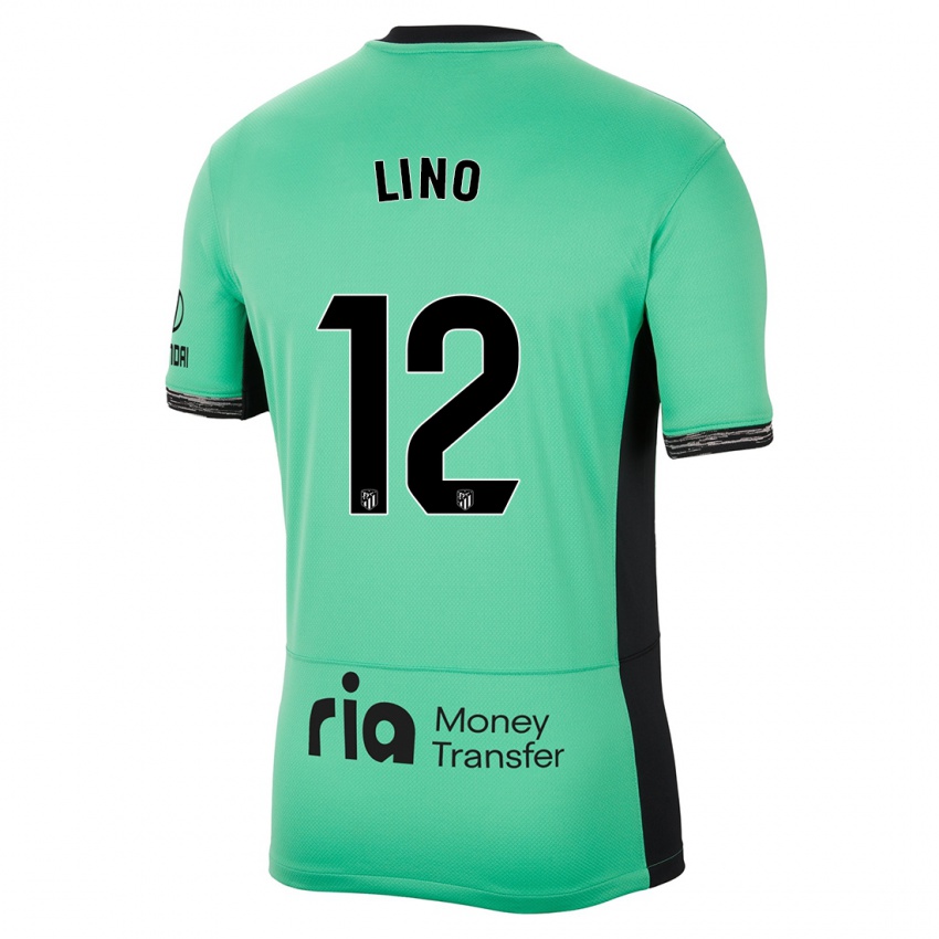 Niño Camiseta Samuel Lino #12 Primavera Verde Equipación Tercera 2023/24 La Camisa Perú