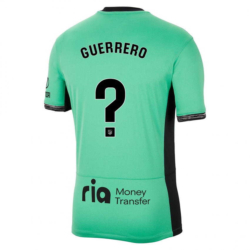 Niño Camiseta Sergio Guerrero #0 Primavera Verde Equipación Tercera 2023/24 La Camisa Perú