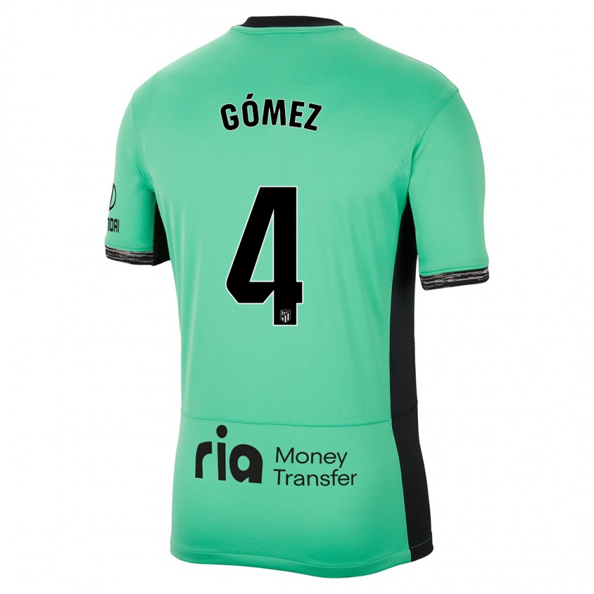 Niño Camiseta Mariano Gómez #4 Primavera Verde Equipación Tercera 2023/24 La Camisa Perú