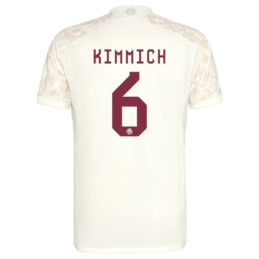 Niño Camiseta Joshua Kimmich #6 Blanquecino Equipación Tercera 2023/24 La Camisa Perú