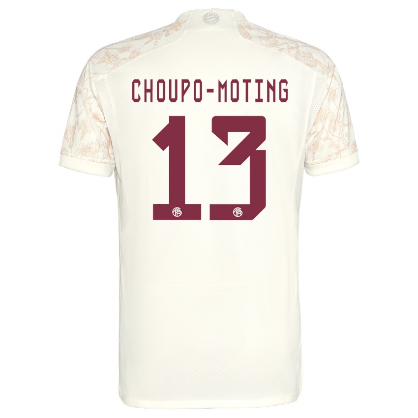 Niño Camiseta Eric Maxim Choupo-Moting #13 Blanquecino Equipación Tercera 2023/24 La Camisa Perú