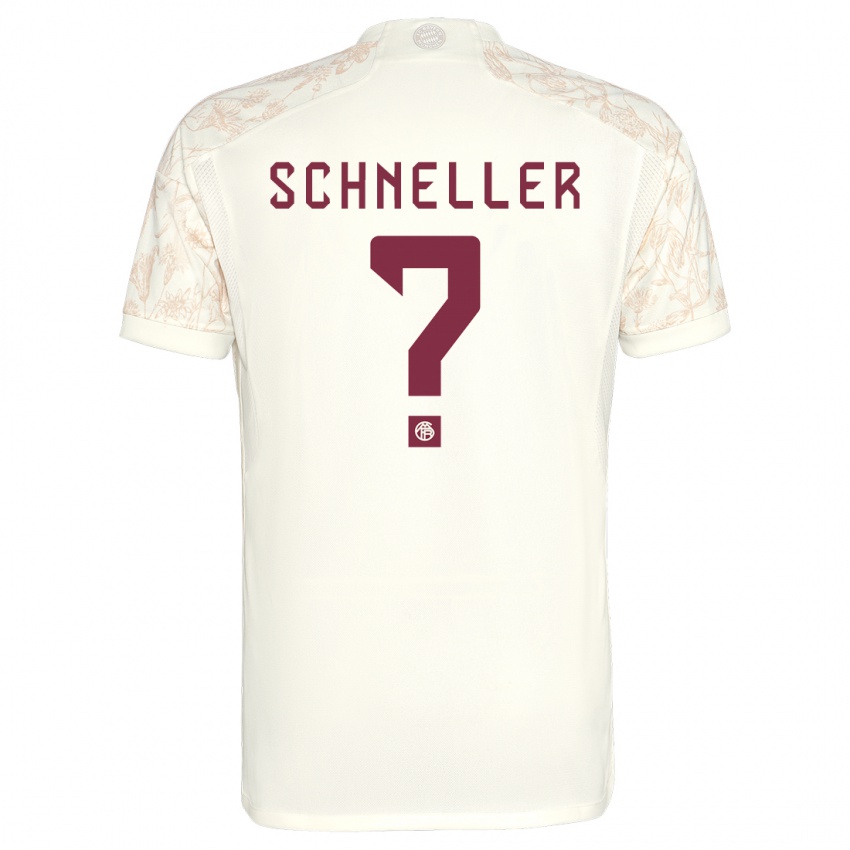 Niño Camiseta Lukas Schneller #0 Blanquecino Equipación Tercera 2023/24 La Camisa Perú