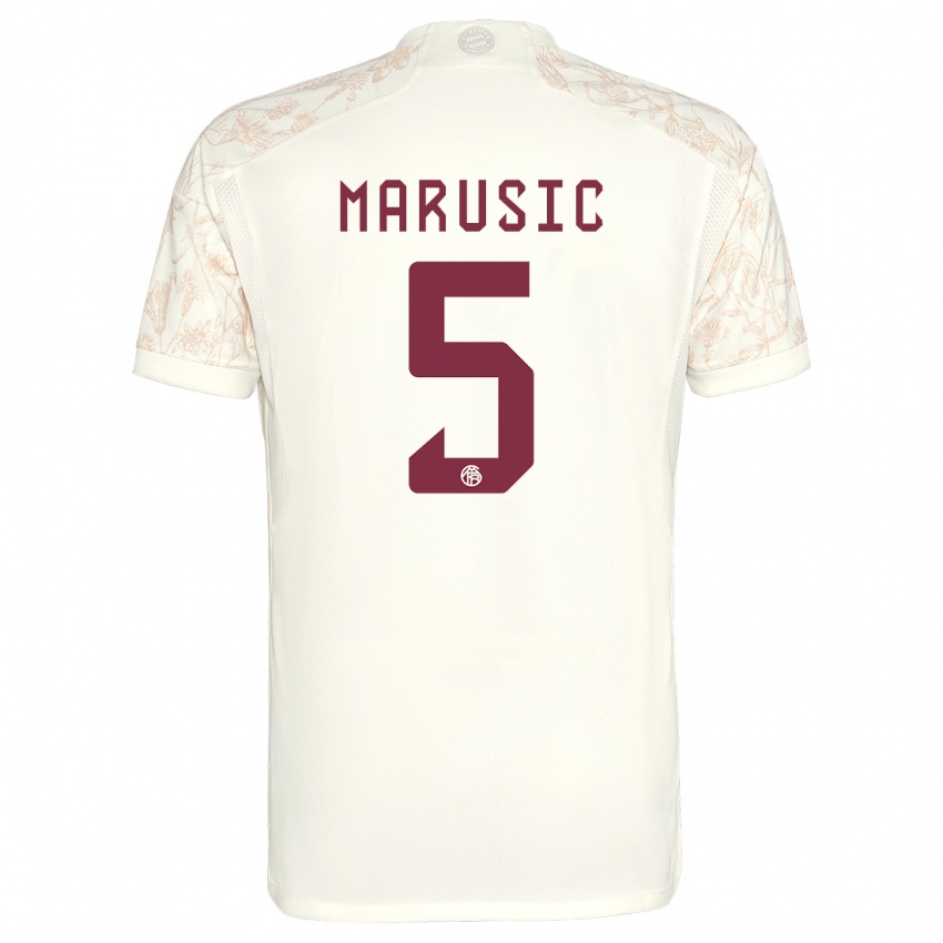 Niño Camiseta Gabriel Marusic #5 Blanquecino Equipación Tercera 2023/24 La Camisa Perú