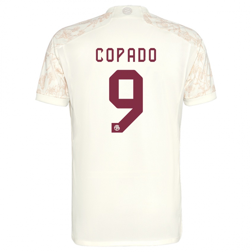 Niño Camiseta Lucas Copado #9 Blanquecino Equipación Tercera 2023/24 La Camisa Perú