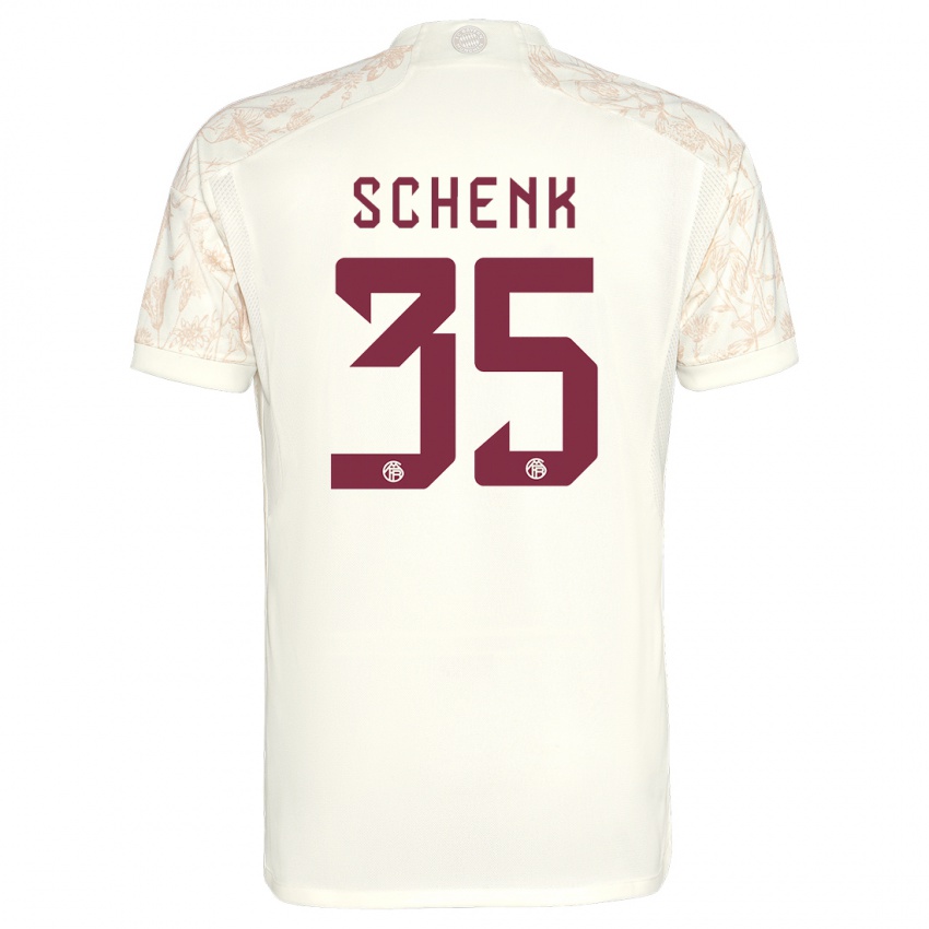 Niño Camiseta Johannes Schenk #35 Blanquecino Equipación Tercera 2023/24 La Camisa Perú