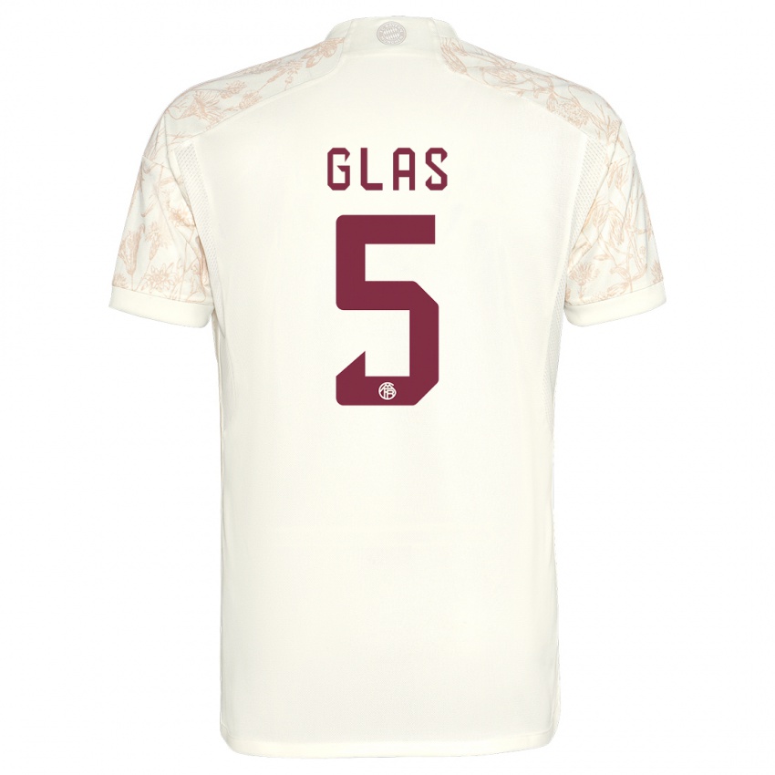 Niño Camiseta Hanna Glas #5 Blanquecino Equipación Tercera 2023/24 La Camisa Perú