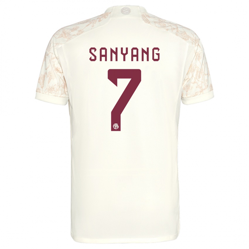 Niño Camiseta Mamin Sanyang #7 Blanquecino Equipación Tercera 2023/24 La Camisa Perú