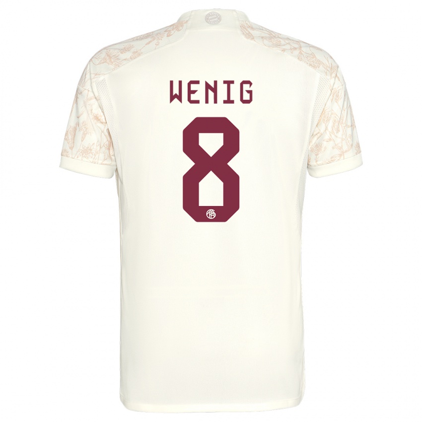 Niño Camiseta Marcel Wenig #8 Blanquecino Equipación Tercera 2023/24 La Camisa Perú