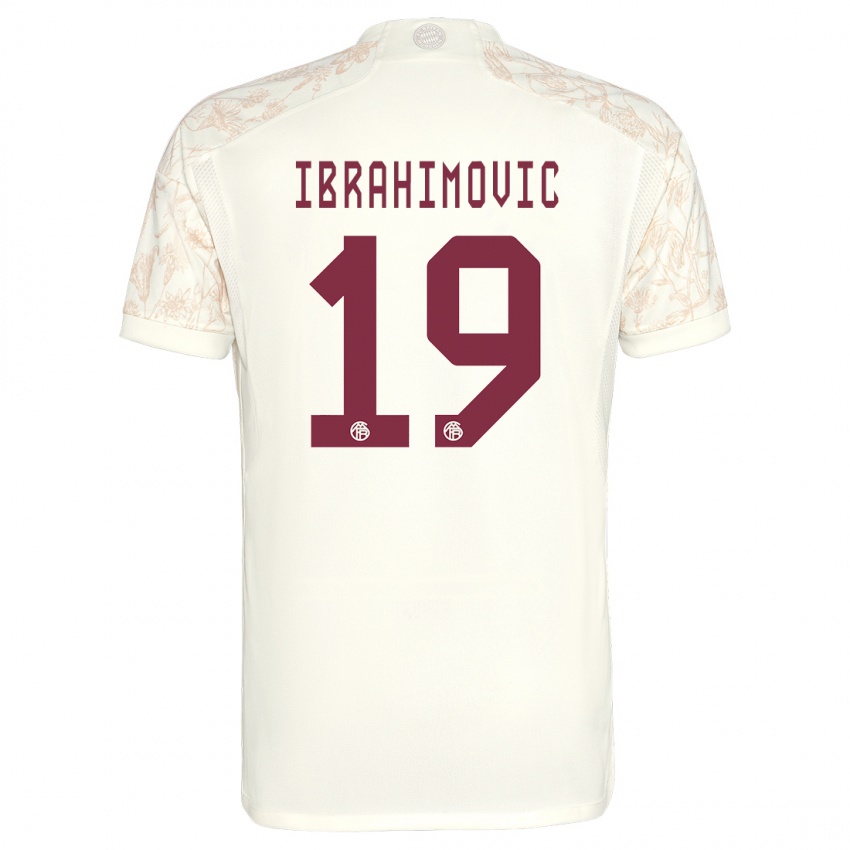 Niño Camiseta Arijon Ibrahimovic #19 Blanquecino Equipación Tercera 2023/24 La Camisa Perú