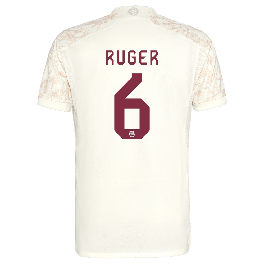 Niño Camiseta Kurt Ruger #6 Blanquecino Equipación Tercera 2023/24 La Camisa Perú