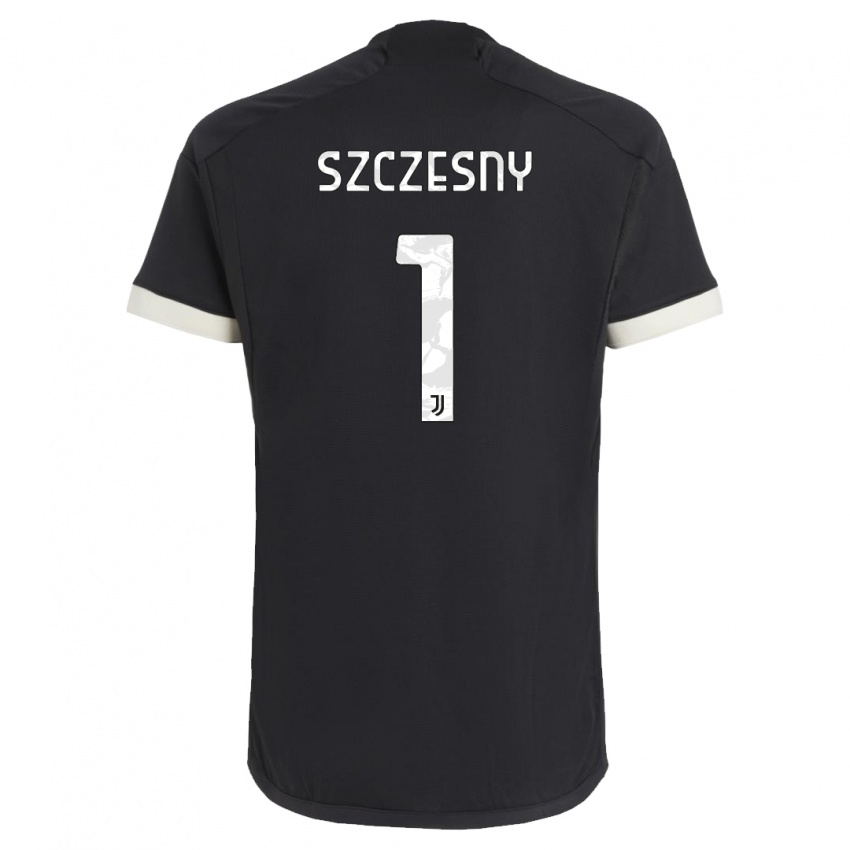 Niño Camiseta Wojciech Szczesny #1 Negro Equipación Tercera 2023/24 La Camisa Perú