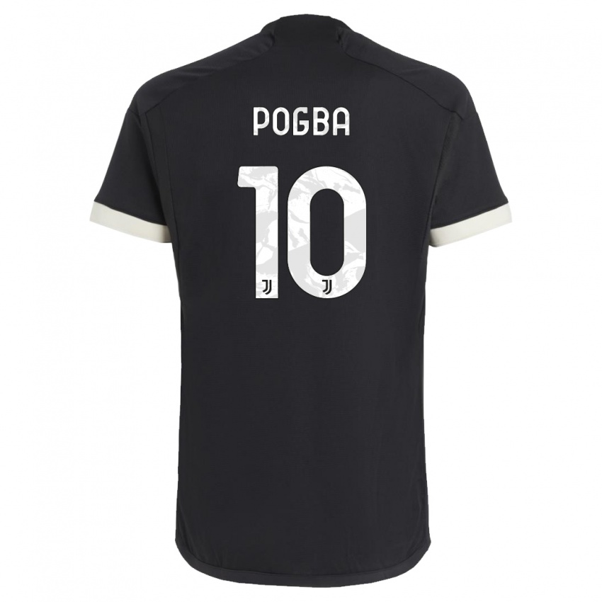 Niño Camiseta Paul Pogba #10 Negro Equipación Tercera 2023/24 La Camisa Perú