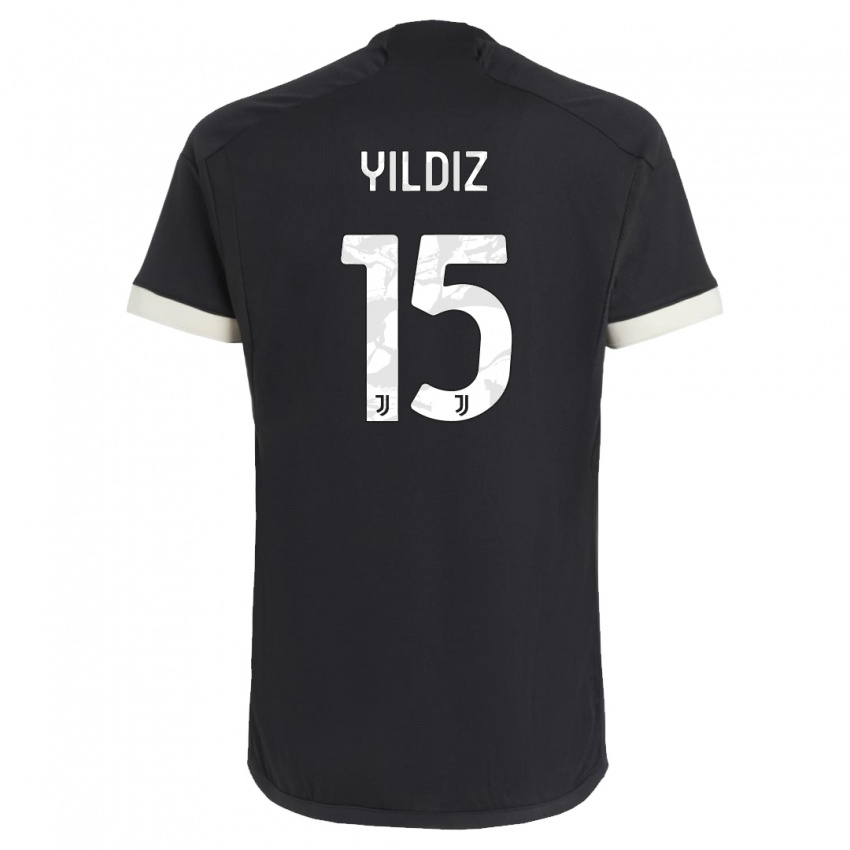 Niño Camiseta Kenan Yildiz #0 Negro Equipación Tercera 2023/24 La Camisa Perú