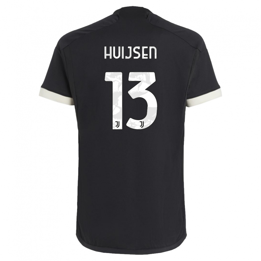 Niño Camiseta Dean Huijsen #13 Negro Equipación Tercera 2023/24 La Camisa Perú