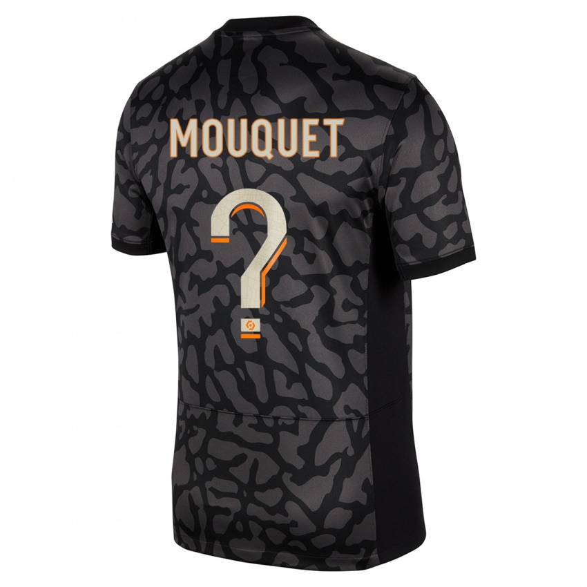 Niño Camiseta Louis Mouquet #0 Negro Equipación Tercera 2023/24 La Camisa Perú