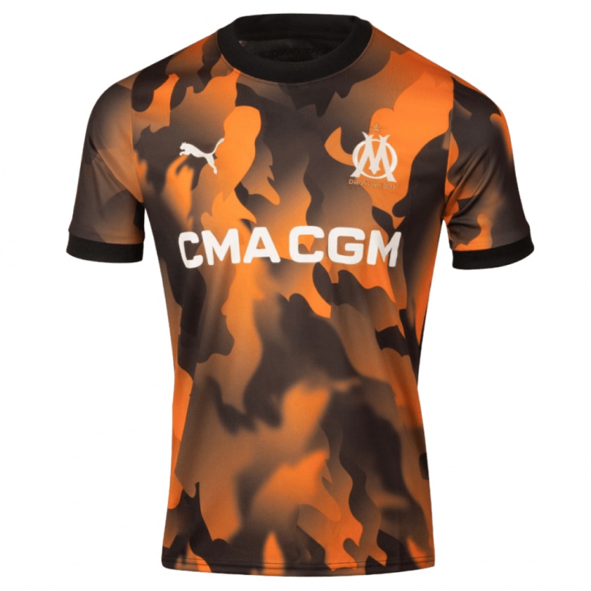 Niño Camiseta Abbie Faingold #1 Negro Naranja Equipación Tercera 2023/24 La Camisa Perú