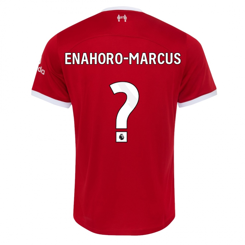 Hombre Camiseta Louis Enahoro-Marcus #0 Rojo 1ª Equipación 2023/24 La Camisa Perú