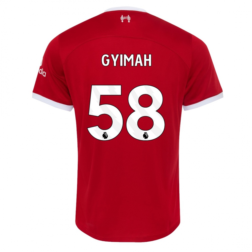 Hombre Camiseta Francis Gyimah #58 Rojo 1ª Equipación 2023/24 La Camisa Perú