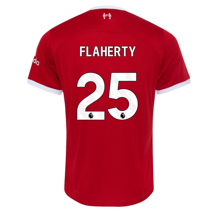 Hombre Camiseta Gilly Flaherty #25 Rojo 1ª Equipación 2023/24 La Camisa Perú