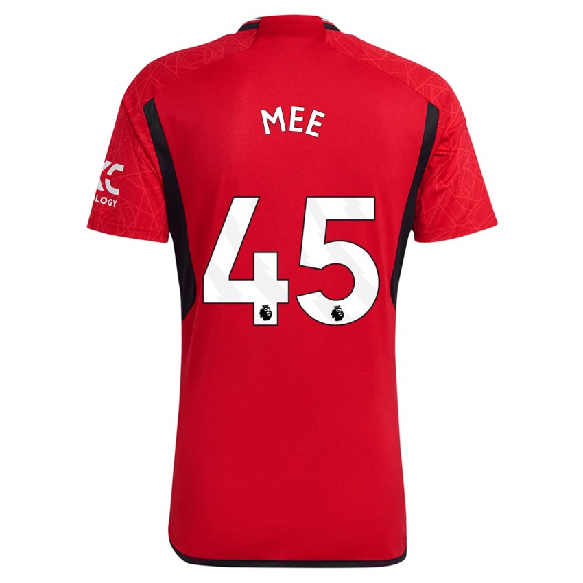 Hombre Camiseta Dermot Mee #45 Rojo 1ª Equipación 2023/24 La Camisa Perú