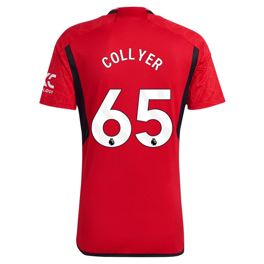 Hombre Camiseta Toby Collyer #65 Rojo 1ª Equipación 2023/24 La Camisa Perú