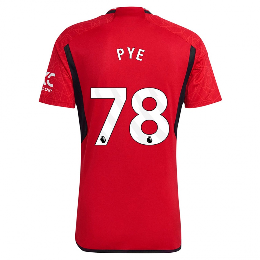 Hombre Camiseta Logan Pye #78 Rojo 1ª Equipación 2023/24 La Camisa Perú