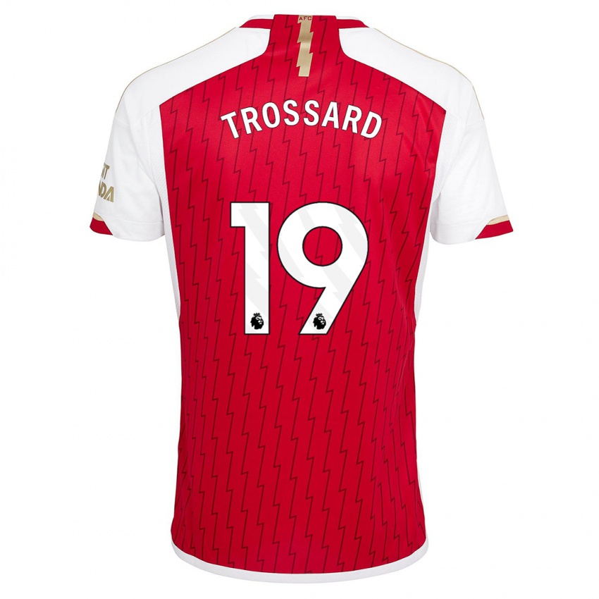 Hombre Camiseta Leandro Trossard #19 Rojo 1ª Equipación 2023/24 La Camisa Perú