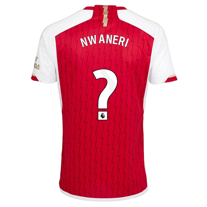 Hombre Camiseta Ethan Nwaneri #0 Rojo 1ª Equipación 2023/24 La Camisa Perú