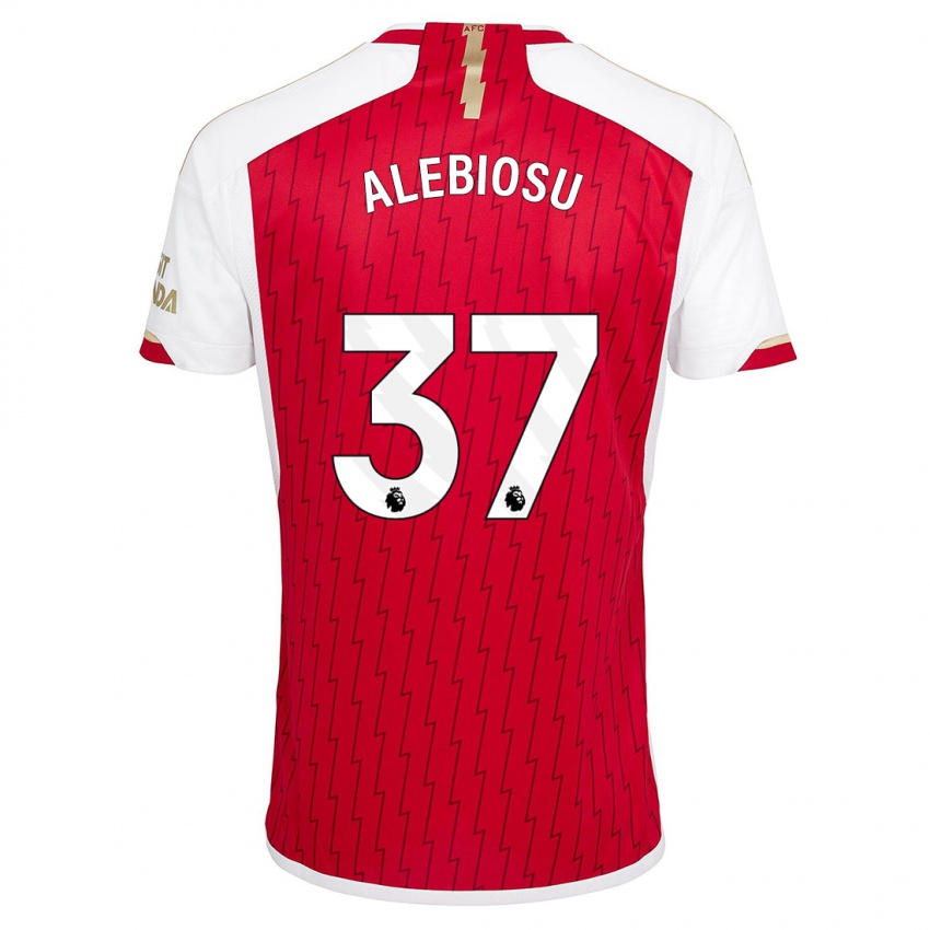 Hombre Camiseta Ryan Alebiosu #37 Rojo 1ª Equipación 2023/24 La Camisa Perú