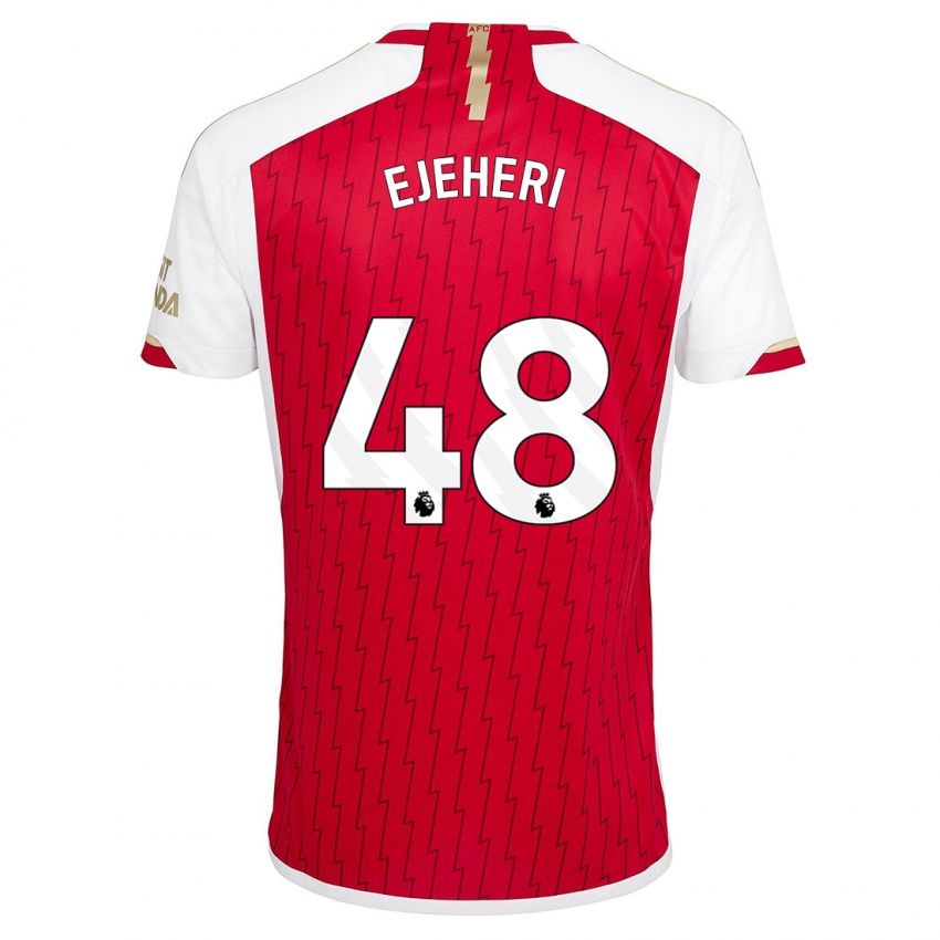 Hombre Camiseta Ovie Ejeheri #48 Rojo 1ª Equipación 2023/24 La Camisa Perú