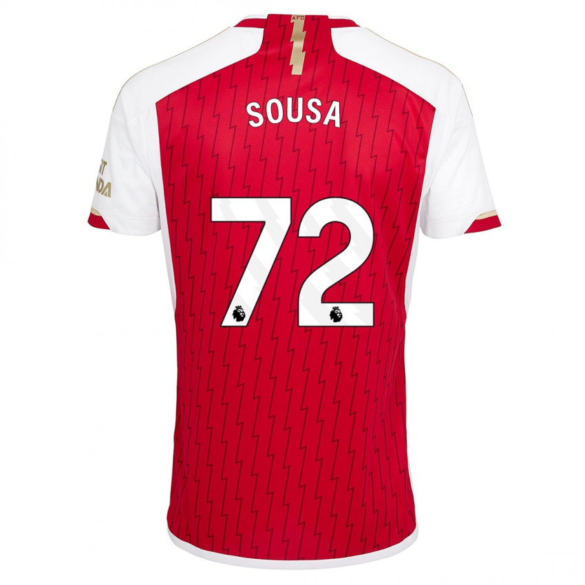 Hombre Camiseta Lino Sousa #72 Rojo 1ª Equipación 2023/24 La Camisa Perú