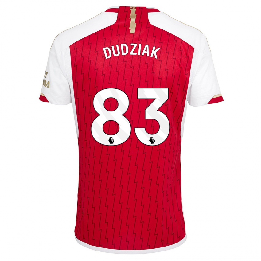 Hombre Camiseta Harrison Dudziak #83 Rojo 1ª Equipación 2023/24 La Camisa Perú