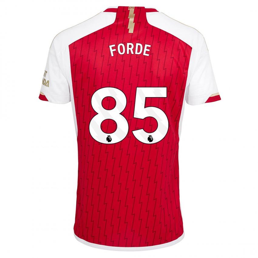 Hombre Camiseta Romari Forde #85 Rojo 1ª Equipación 2023/24 La Camisa Perú