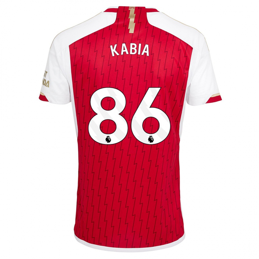 Hombre Camiseta Ismeal Kabia #86 Rojo 1ª Equipación 2023/24 La Camisa Perú