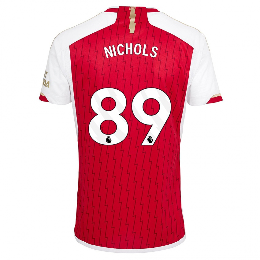 Hombre Camiseta Josh Nichols #89 Rojo 1ª Equipación 2023/24 La Camisa Perú