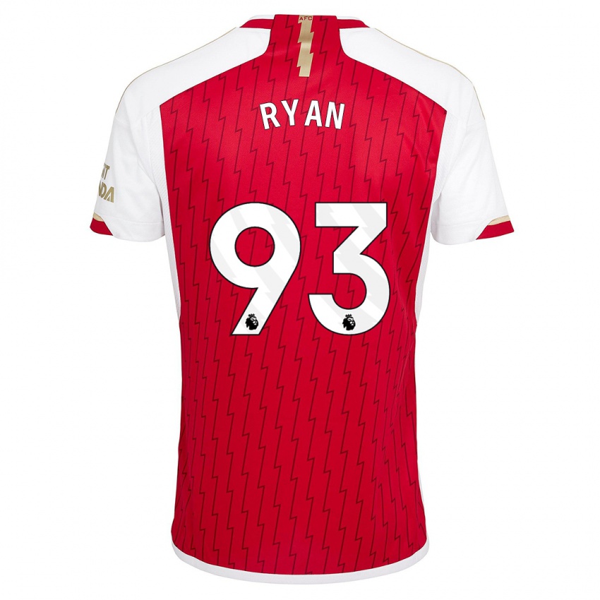 Hombre Camiseta Kamarni Ryan #93 Rojo 1ª Equipación 2023/24 La Camisa Perú