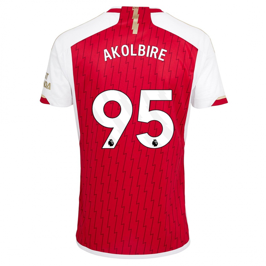 Hombre Camiseta Bless Akolbire #95 Rojo 1ª Equipación 2023/24 La Camisa Perú