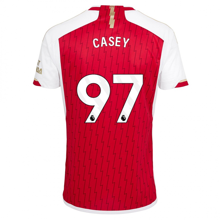 Hombre Camiseta Dan Casey #97 Rojo 1ª Equipación 2023/24 La Camisa Perú