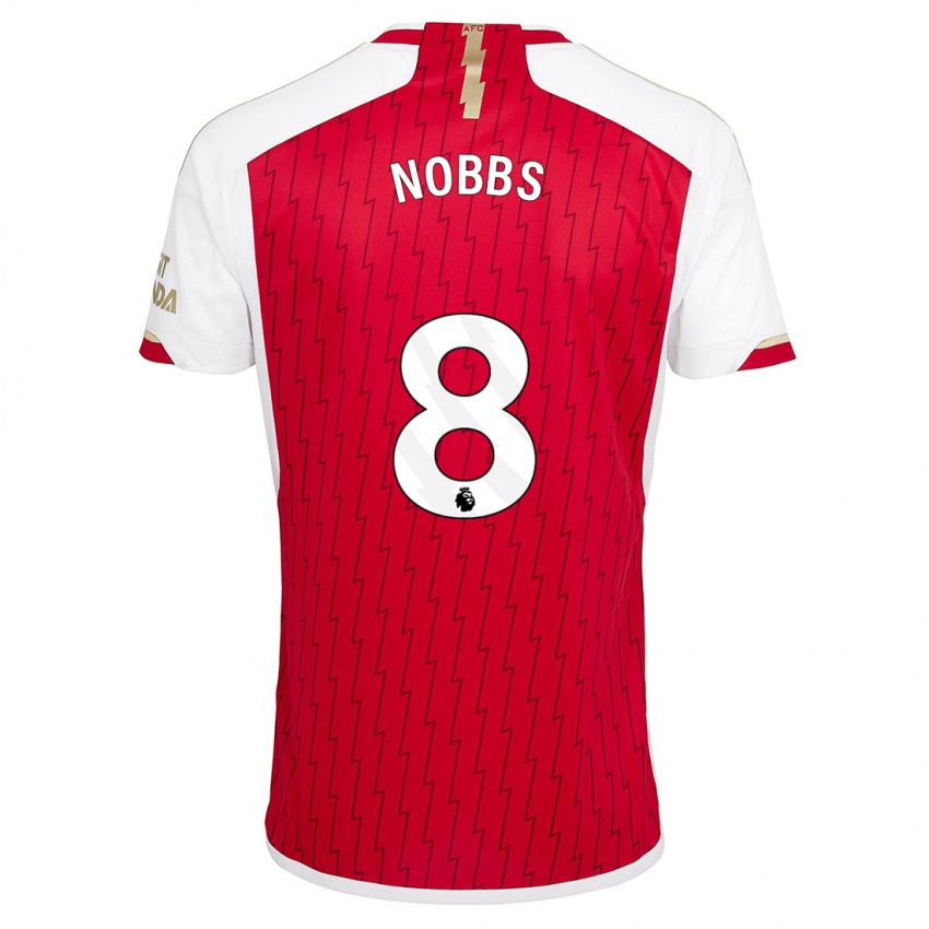 Hombre Camiseta Nobbs #8 Rojo 1ª Equipación 2023/24 La Camisa Perú