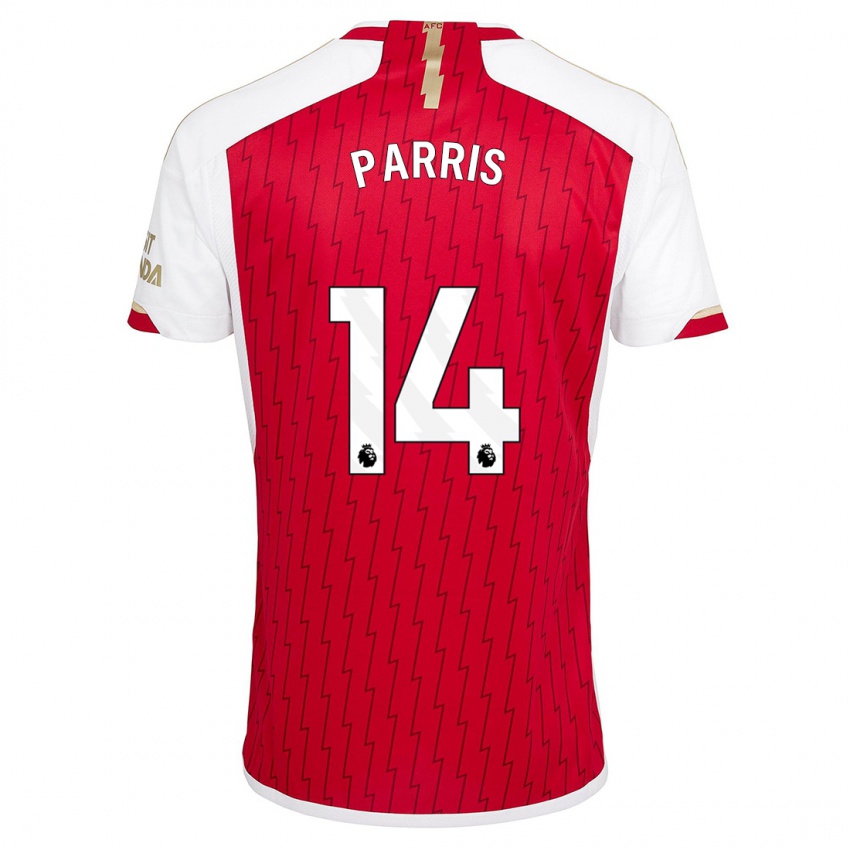 Hombre Camiseta Nikita Parris #14 Rojo 1ª Equipación 2023/24 La Camisa Perú